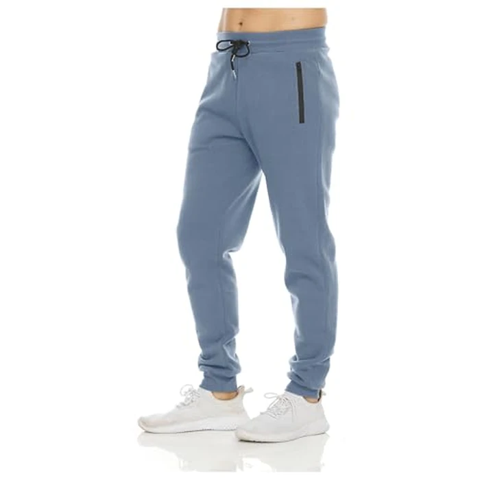 PURE CHAMP Mens Sweatpants Fleece Active Athletic Workout Jogger Sweatpants for Men with Zipper Pocket Size S-3XL by PURE CHAMP - Used - Like New condition - US$13.80