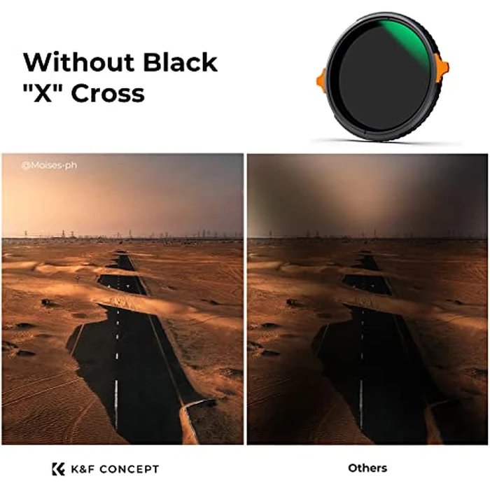 K&F CONCEPT 62mm ND4-64 (2-6 Stops) ND Lens Filter Variable & CPL Polarizers Filter 2-in-1, 28 Multi-Coated Polarizing and Neutral Density Camera Lens Filter (Nano-X Series) by K&F CONCEPT - Image 3