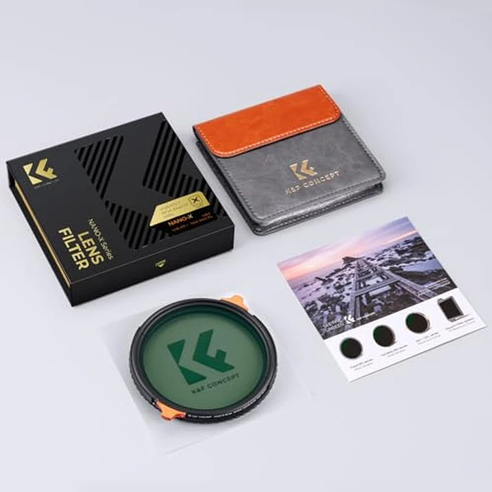 K&F CONCEPT 62mm ND4-64 (2-6 Stops) ND Lens Filter Variable & CPL Polarizers Filter 2-in-1, 28 Multi-Coated Polarizing and Neutral Density Camera Lens Filter (Nano-X Series) by K&F CONCEPT - Image 8