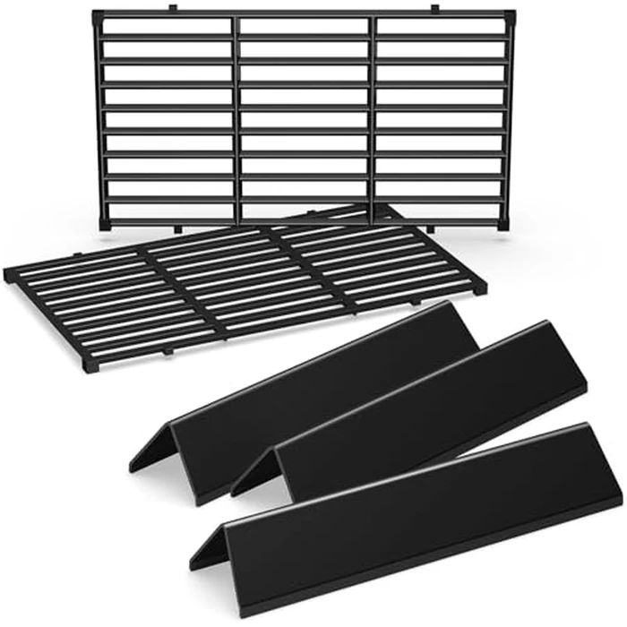 QuliMetal 7635 7637 Grill Replacements for Weber Spirit E-210, Spirit 200, GS4 Spirit II 200, Spirit II E-210 Series Grills with Front-Mounted Control, 15.3" Flavorizer Bars & 17.5" Grates by QuliMetal - Used - Very Good condition - US$52.66