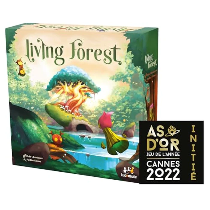 Ludonaute - Living Forest en français - Jeu de Placement de tuile et Deck Building - Stratégie Pour 2 à 4 joueurs - LULF01FR by Ludonaute - Image 1