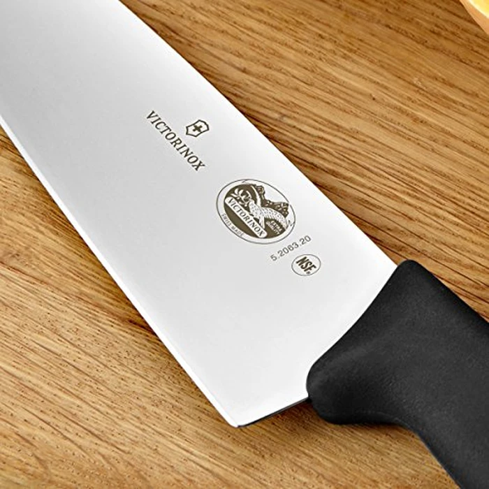 Victorinox Fibrox Chef's Knife, 8" Straight Extra Wide Blade, Black by Victorinox - Image 3