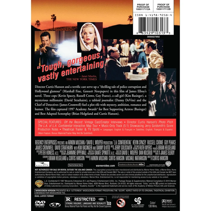 L.A. Confidential (Keepcase) by Warner Home Video - Image 2