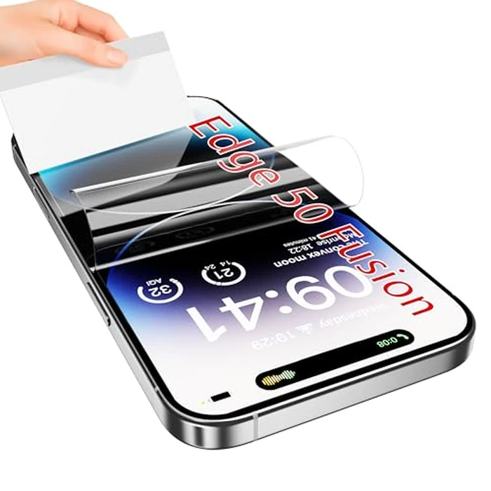 JUVENPROTO 3 Pack for Samsung Galaxy Z Flip4 TPU Films Screen Protectors, Fingerprint Unlock, HD Clear, Anti Scratch, Bubble Free, Ultra Thin, Easy Installation for Z Flip4 by JUVENPROTO - Image 1