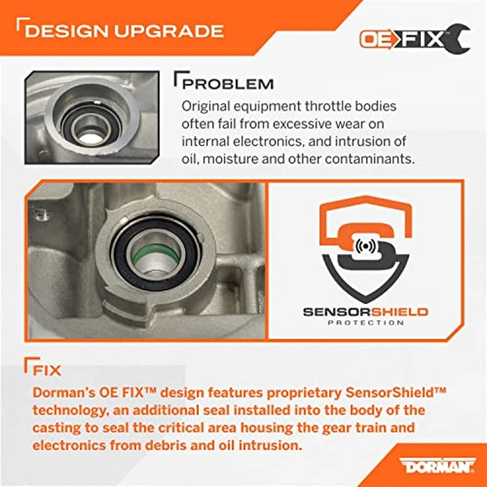 Dorman 977-593 Electronic Throttle Body Compatible with Select Ford/Lincoln Models (OE FIX) by Dorman - Image 1