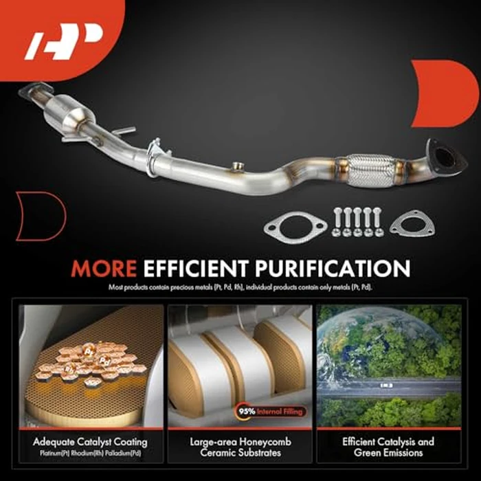 A-Premium Rear Catalytic Converter with Gasket Kit Direct-Fit Compatible with Chevrolet Cruze 2011-2015 1.8L, Cruze Limited 2016 1.8L, E.P.A. Compliant by A-Premium - Image 6