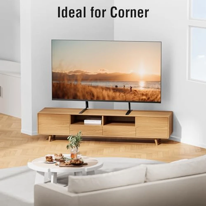ELIVED Universal Table Top TV Stand for Most 27 to 55 inch LCD LED Plasma Flat Screen TVs, TV Base Height Adjustable Leg Stand Holds up to 88 lbs, VESA up to 800x400mm, YD1014 by ELIVED - Image 7
