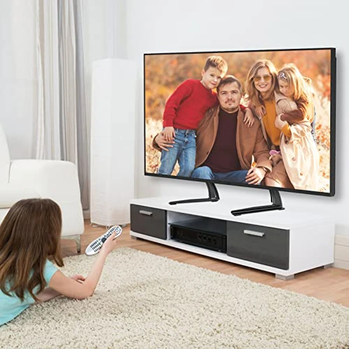ELIVED Universal Table Top TV Stand for Most 27 to 55 inch LCD LED Plasma Flat Screen TVs, TV Base Height Adjustable Leg Stand Holds up to 88 lbs, VESA up to 800x400mm, YD1014 by ELIVED - Image 8