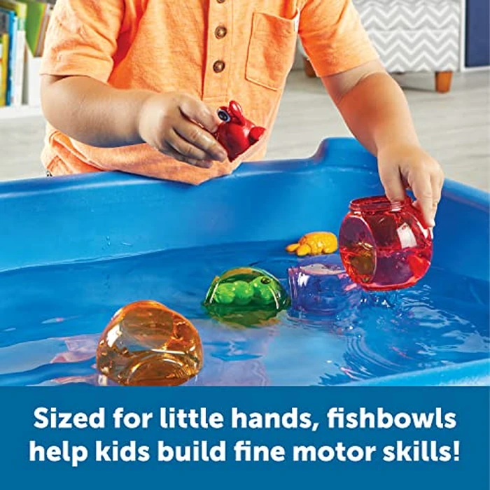 Learning Resources Peekaboo Fishbowl Friends - Counting and Fine Motor Skills, Water and Bathtub Toys, Toddler Games, Preschool Activities, Math Manipulatives, Gifts for Boys and Girls by Learning Resources - Image 5