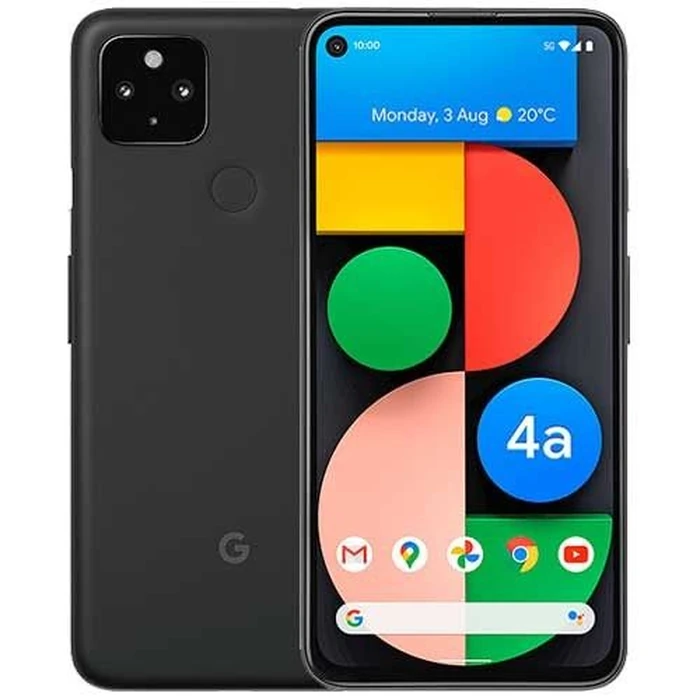 Google Pixel 4a (5G) - 128GB - Just Black - Unlocked by Google - Refurbished - Good condition