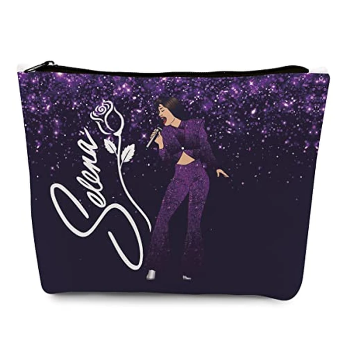 gfuhlre Singer Fans Makeup Bag Travel Toiletry Bag Music Lover Gift Song Lyrics Gift Singer Merchandise for Fans, Cool Friendship Gifts for Women Friends BFF Sister Graduation Birthday Christmas by gfuhlre - Image 1