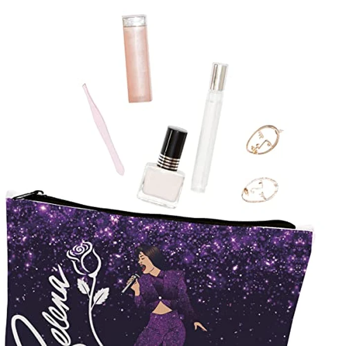 gfuhlre Singer Fans Makeup Bag Travel Toiletry Bag Music Lover Gift Song Lyrics Gift Singer Merchandise for Fans, Cool Friendship Gifts for Women Friends BFF Sister Graduation Birthday Christmas by gfuhlre - Image 3