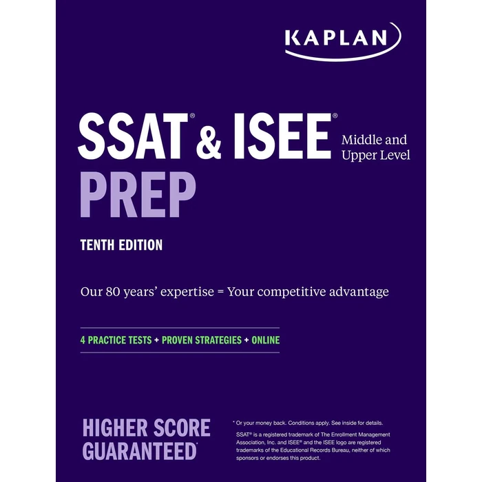 SSAT & ISEE Middle & Upper Level Prep: 4 Practice Tests + Proven Strategies + Online by Simon & Schuster - Used - Acceptable condition