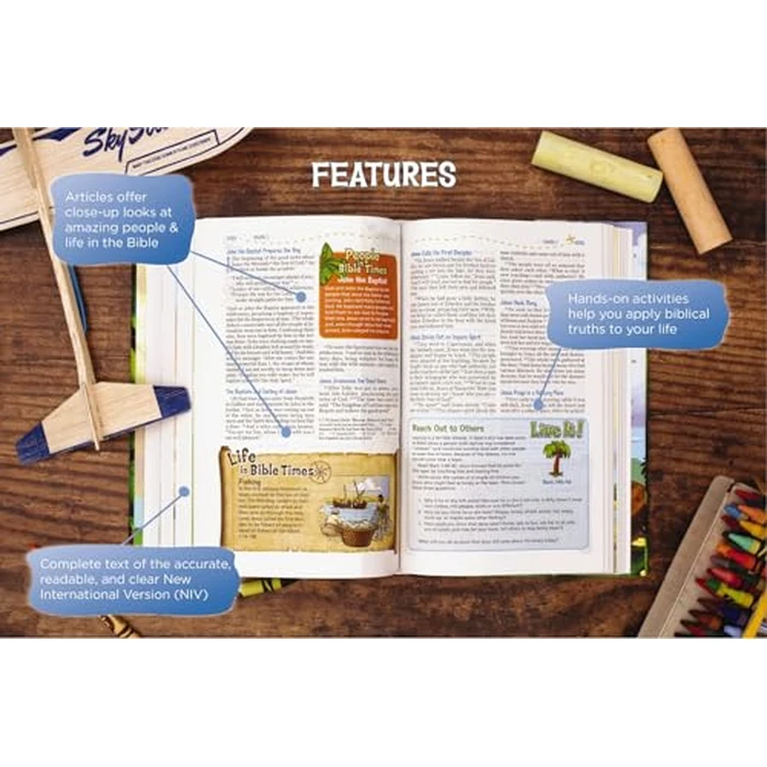 NIV, Adventure Bible, Hardcover, Full Color by HarperCollins Children's Books - Image 4
