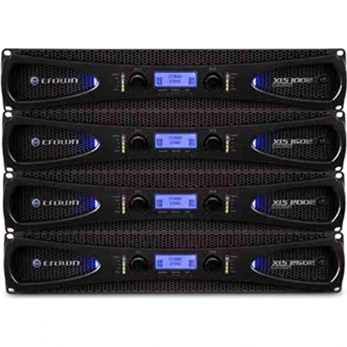 Crown XLS1502 2-Channel Class D DriveCore Professional Power Amplifier with DSP, Band Pass Filters & Peak Limiters. XLR/RCA Inputs, 525W at 4 Ohm, PureBand Crossover System. Black by Crown - Image 3