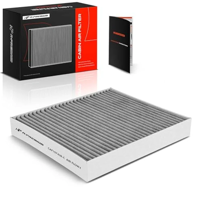 A-Premium Cabin Air Filter with Activated Carbon Compatible with Dodge, Chrysler, Nissan, Infiniti, Volkswagen & Ram model - Grand Caravan, Town & Country, Titan, Armada, Q50, G37, QX80, Q60, M35 by A-Premium - Used - Like New condition - US$8.49