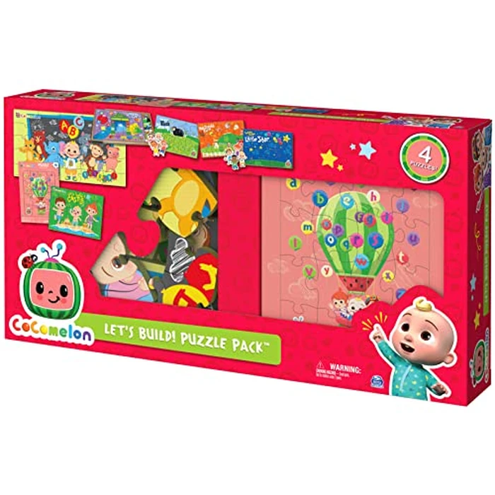 CoComelon, 7-Pack Jigsaw Puzzle Mega Bundle Includes Foam Wood Inlay Puzzles Featuring JJ & Friends from The Netflix YouTube Show, for Kids Ages 4+ by Spin Master Games - Image 5