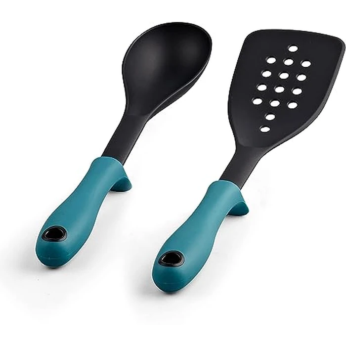 Cook N Home Pots and Pans Nonstick Cookware Set 12-Piece, Kitchen Cooking Set with Frying Pans and Saucepans, Induction Compatible, Turquoise by Cook N Home - Image 3
