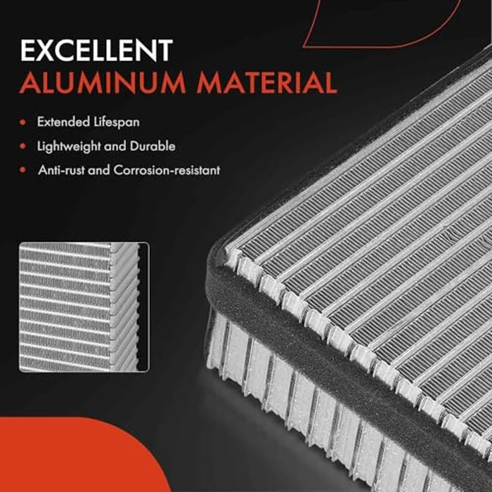 A-Premium A/C Evaporator Core Compatible with Audi RS6 2003-2004, TT (Quattro) & Porsche 911 & Volkswagen Jetta 2000-2005, Golf 1999-2005, R32 2004, with Pressing Plate by A-premium - Image 3