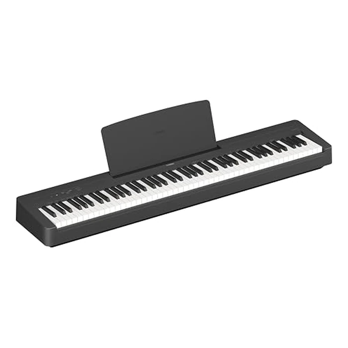 Yamaha 88-Key Digital Piano with Weighted Keys, Compact Design, Bluetooth, Keyboard, Music Rest, Sustain Foot Switch, and Built-in Speakers for Home Practice or Travel P145BT by Yamaha - Image 1