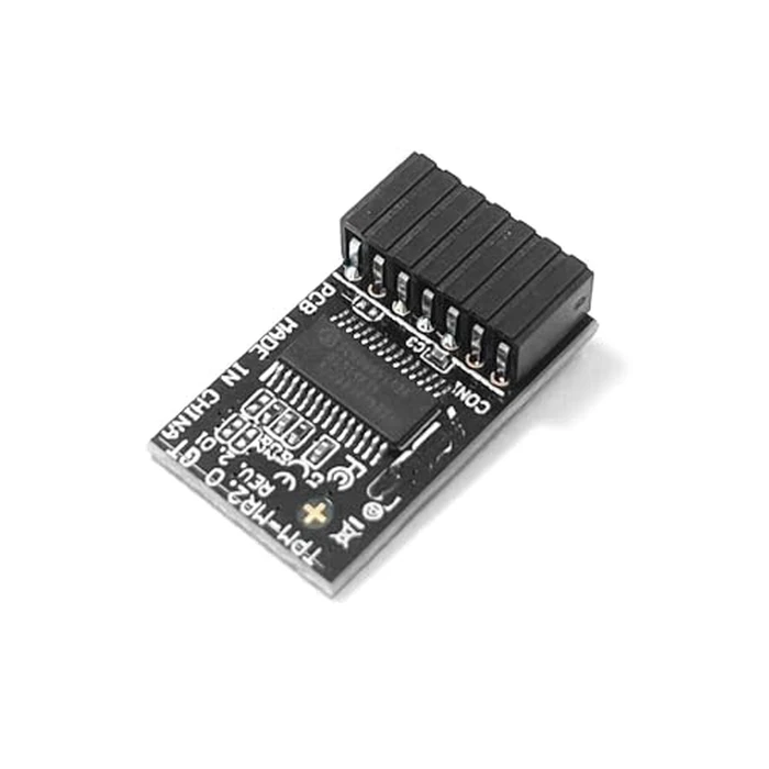 TPM-M R2.0 Module LPC 14pin-1 with SLB9665 Replacement for ASUS ROG Motherboard Crosshair VI Hero/Maximus IX Extreme/Rampage V Edition 10 / Zenith II Extreme Alpha/Maximus X APEX TPM2.0 by Zahara - Image 1