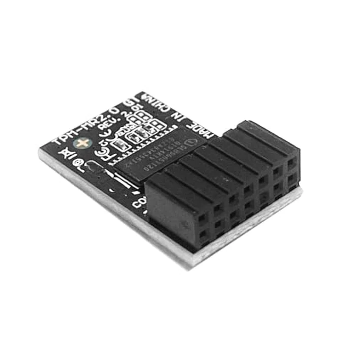 TPM-M R2.0 Module LPC 14pin-1 with SLB9665 Replacement for ASUS ROG Motherboard Crosshair VI Hero/Maximus IX Extreme/Rampage V Edition 10 / Zenith II Extreme Alpha/Maximus X APEX TPM2.0 by Zahara - Image 3