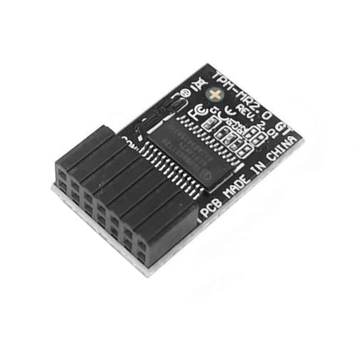 TPM-M R2.0 Module LPC 14pin-1 with SLB9665 Replacement for ASUS ROG Motherboard Crosshair VI Hero/Maximus IX Extreme/Rampage V Edition 10 / Zenith II Extreme Alpha/Maximus X APEX TPM2.0 by Zahara - Image 8
