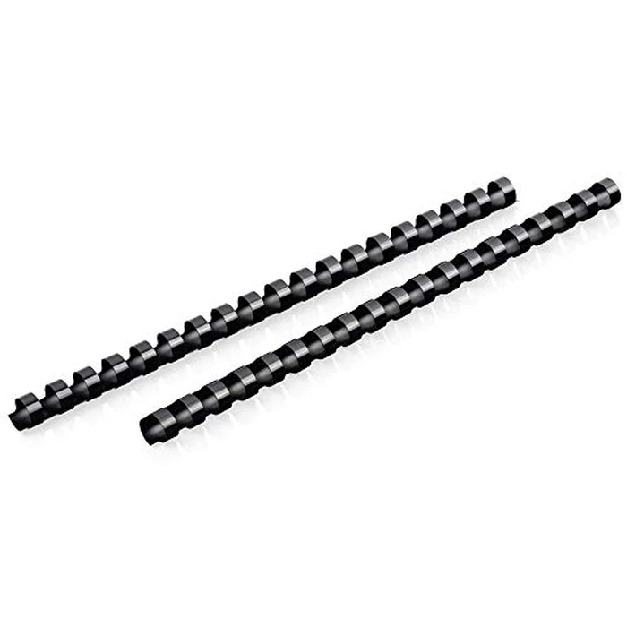 Mead CombBind Binding Spines/Spirals/Coils/Combs, 1/2", 85 Sheet Capacity, Black, 125 Pack (4000134) by Mead - Used - Very Good condition - CA$8.56