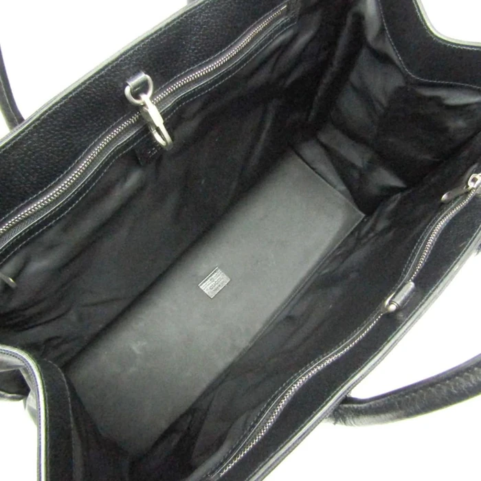 Gucci Nylon Canvas Leather Handbag Shoulder Bag - Nylon - Black by Gucci - Image 3