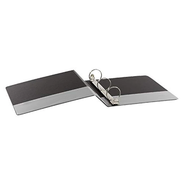 Cardinal Economy 3 Ring Binder, 2 Inch, Presentation View, Black, Holds 475 Sheets, Nonstick, PVC Free, 4 Pack of Binders (79522) by Cardinal - Image 5