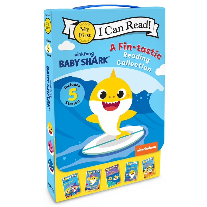 Baby Shark: A Fin-tastic Reading Collection 5-Book Box Set: Baby Shark and the Balloons, Baby Shark and the Magic Wand, The Shark Tooth Fairy, Little ... The Shark Family Bakery (My First I Can Read) by HarperCollins Children's Books - Used - Good condition