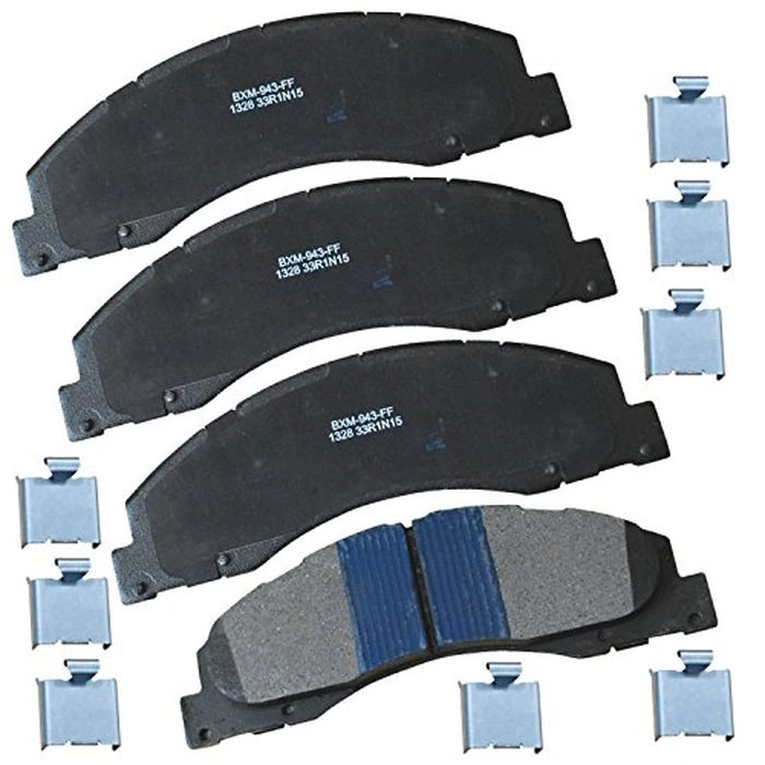 Bendix Premium SBM1328 Semi-Metallic Front Brake Pads for Select Models Ford E-150, E-150 Econoline, E-250, E-350 Super Duty, E-450 Econoline Van, Wagon by Bendix - Used - Very Good condition - US$33.65