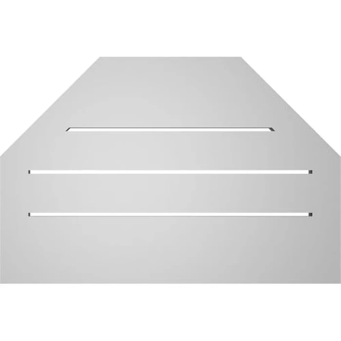 24"W x 16"H Octagonal Top Surface Mount PVC Gable Vent: Functional, w/ 2"W x 1-1/2"P Brickmould Frame by Ekena Millwork - Image 4