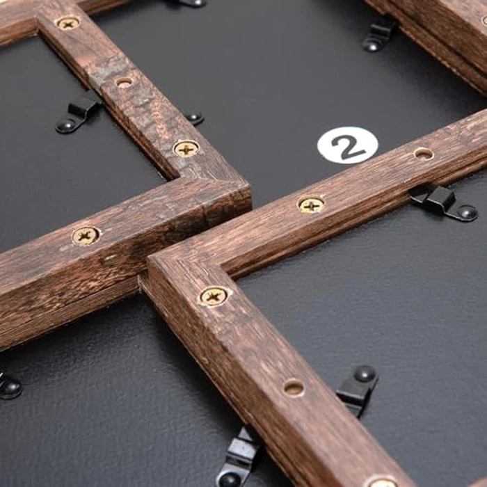 Scholartree Collage Picture Frames for 6 Photos, 4 x 6 Inches, Assembly Required, Rustic Brown by Scholartree - Image 8