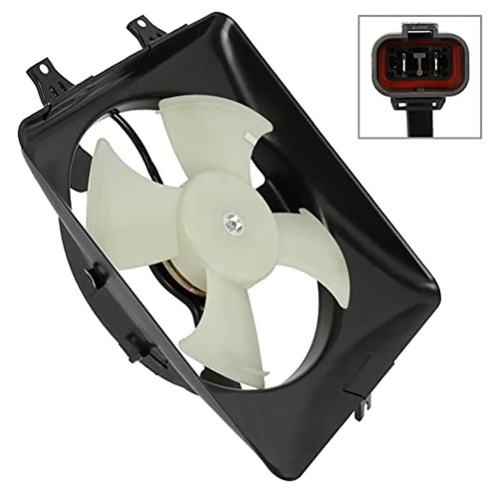SCITOO 610690 A/C Condenser Engine Cooling Fan Assembly Replacement Fit for 2003-2007 for Honda for Accord 3.0L by SCITOO - Image 8
