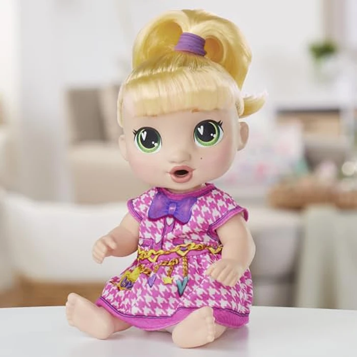 Baby Alive Bubbly Tea Party LaLa GooGoo Doll with Teapot Accessories, Blonde Hair, 11 Inches, Toys for 3 Year Old Girls and Boys & Up by Baby Alive - Image 10