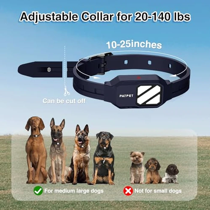 PATPET Dog Training Collar with Remote - 4200FT E Collars for Dogs Training for Large Medium Dogs, Rechargeable Waterproof Electric Dog Collar with 4 Training Modes & Night Lights by PATPET - Image 7