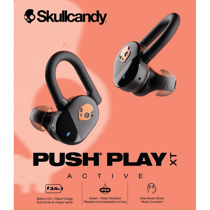 Skullcandy S2PPW-S759 Push Play Active XT True Wireless in-Ear Earbuds - Black by Skullcandy - Image 3