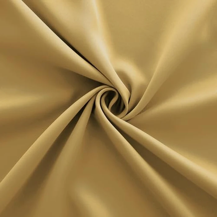 Gold Short Curtains 45 Inch Length for Bathroom Kitchen,Christmas Small Window 2 Panels Grommet Darken Room Curtains for Bedroom,34x45 in Long by KOUFALL - Image 5