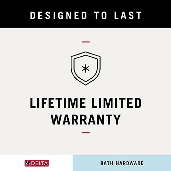 Delta Tetra (1-Pack) Towel Hooks Matte Black Double Bathroom J Hooks Wall Mounted for Robes & Towels Hand Towel Hook Holder Kitchen, Bathroom Accessories 78935-BL by DELTA - Image 9