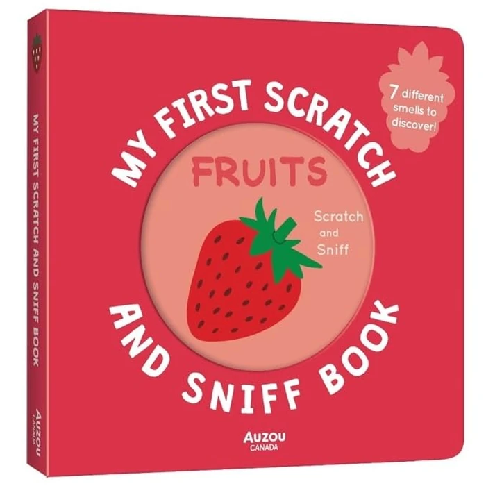 My First Scratch and Sniff Book Fruits by Auzou Canada - Used - Like New condition - CA$7.41