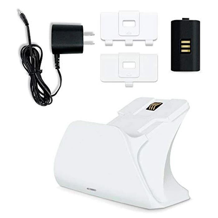 Controller Gear Robot White-Universal Xbox Pro Charging Stand with 1100 Mah Rechargeable Battery,Charging Dock,Charging Station for Xbox Series X|S &Xbox One(Controller Sold Separately)- Xbox Series X by controller gear - Image 3