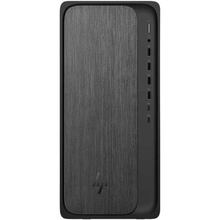 HP OmniDesk M02-0127c Tower Desktop - AMD Ryzen 7 8700G 4.2GHz - 1TB - Gray Wood - 32GB RAM by HP - Refurbished - Excellent condition