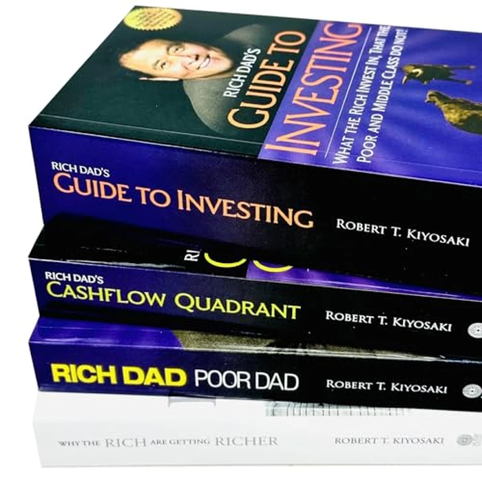 Robert T. Kiyosaki 4 Books Collection Set (Rich Dad Poor Dad, Cashflow Quadrant, Guide to Investing, Why the Rich are getting Richer) by Plata Publishing Ltd. - Image 4