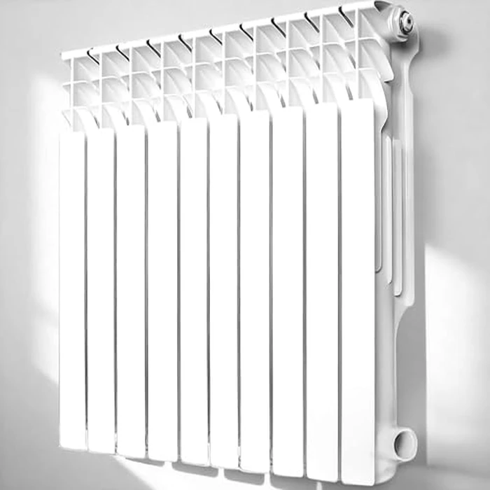 Quiet Energy Saving Hot Water Radiator, 10-Panel Wall-Mounted Aluminum Radiator Heater for Kitchen, Bathroom and Bedroom by Q-Hillstar - Used - Like New condition