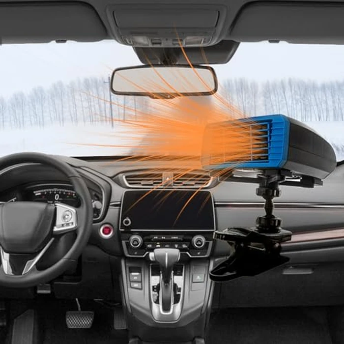 12V 150W Car Heater Fan, New Upgrade Portable Electronic Auto Fan Heater 2 in 1 Heating & Cooling Function Fast Heating Car Defrost Defogger Auto Heater Fan by MACHSWON - Used - Very Good condition - CA$37.88