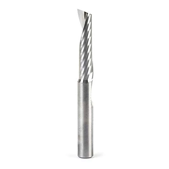 Amana Tool - 51427 Solid Carbide CNC Spiral 'O' Single Flute, Plastic Cutting 3/8 Dia x 1- by Amana Tool - Used - Like New condition - US$78.72