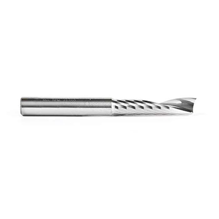 Amana Tool - 51427 Solid Carbide CNC Spiral 'O' Single Flute, Plastic Cutting 3/8 Dia x 1- by Amana Tool - Image 2