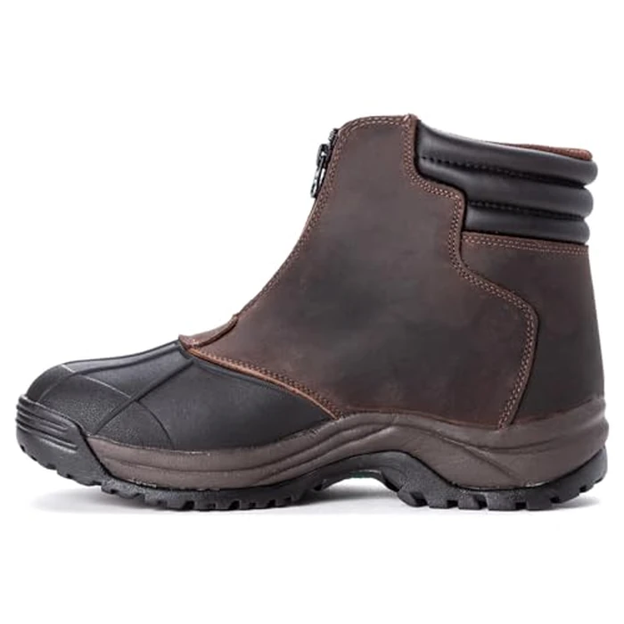 Propét Men's Blizzard Mid Zip Boot, Brown/Black, 8.5 3X-Wide by Propét - Image 3