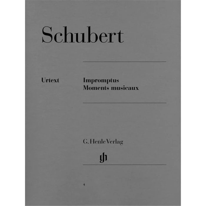 Schubert Impromptus and Moments Musicaux Piano Solo Collection | Romantic Piano Sheet Music Book for Intermediate and Advanced Players | Urtext ... and Study Notes (Multilingual Edition) by G. Henle Verlag - Used - Good condition - US$18.50